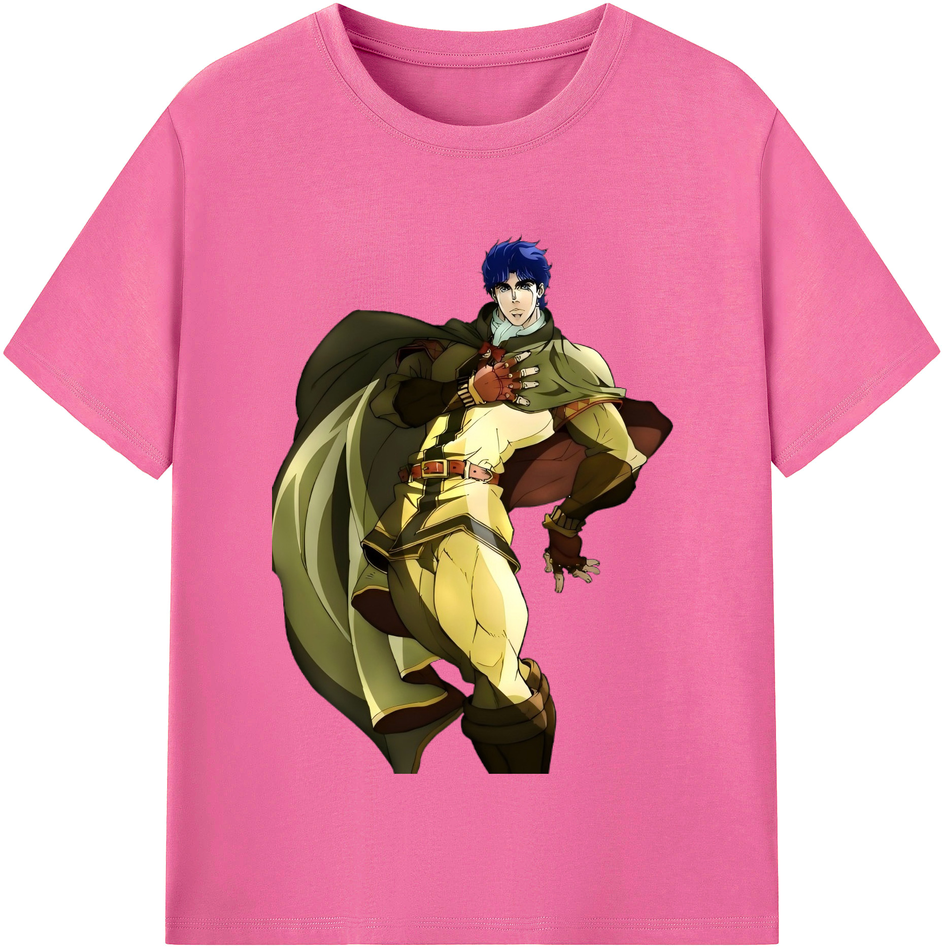 （画像用） ジョジョの奇妙な冒険 /ジョナサン?ジョースター JoJo's Bizarre Adventure Jonathan Joestar レディースカジュアルプリントTシャツ（綿100％）